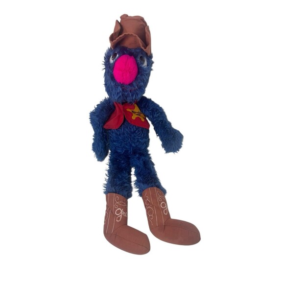 Vintage Knickerbocker Marshall Grover Sesame Street Plush Toy 19” Fast Shipping - Picture 1 of 16
